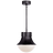 Bronze With White Glass