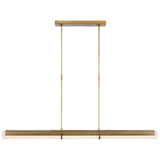 Precision Taklampa – Antique-Burnished Brass With White Glass