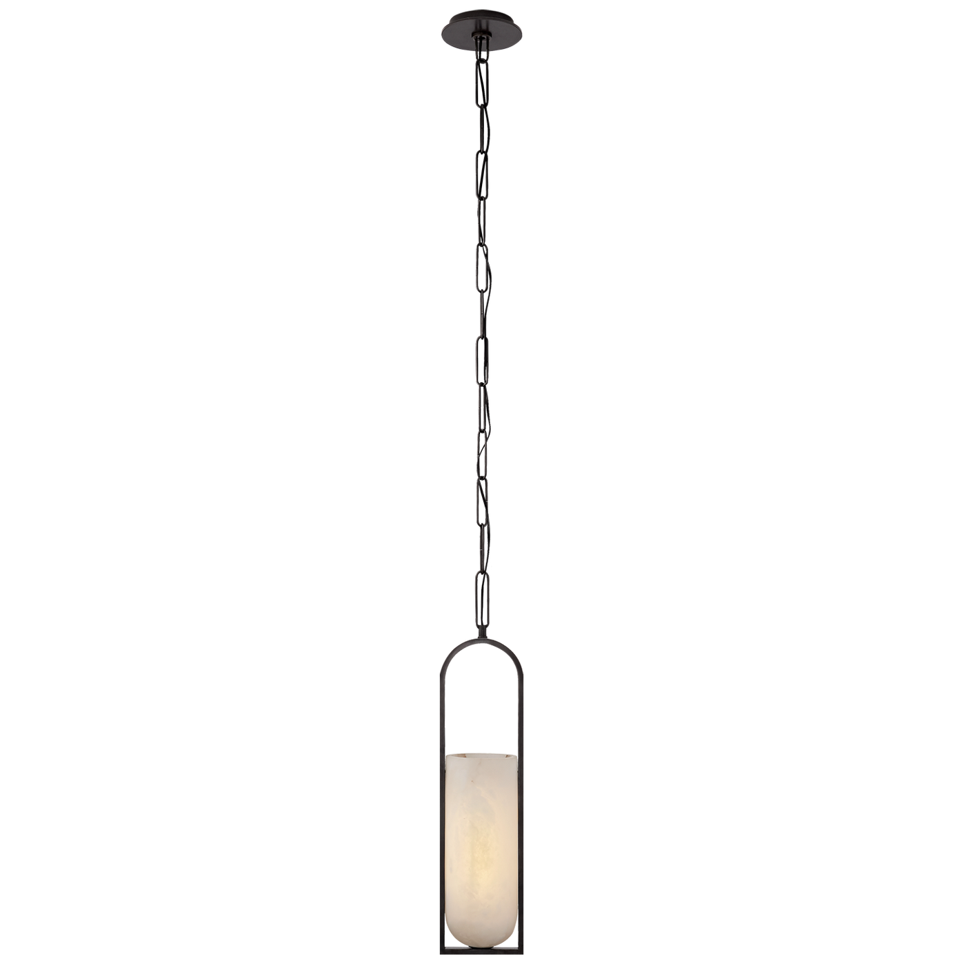 Melange Takpendel – Bronze With Alabaster Shade