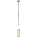 Melange Takpendel – Polished Nickel With Alabaster Shade