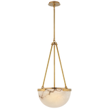 Melange Takpendel – Antique-Burnished Brass With Alabaster