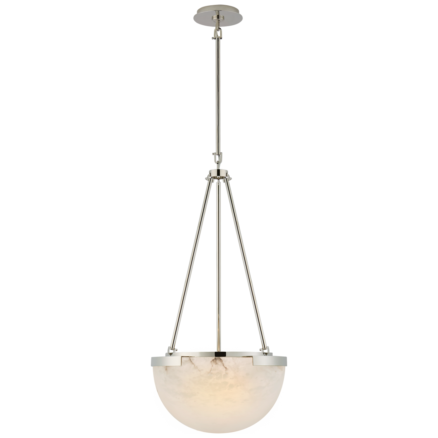 Melange Takpendel – Polished Nickel With Alabaster