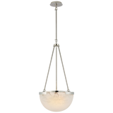 Melange Takpendel – Polished Nickel With Alabaster
