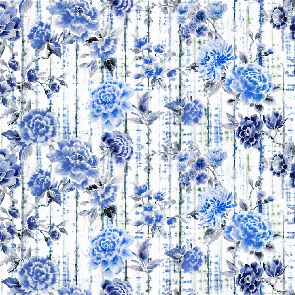 Kyoto Flower Indigo — Designers Guild tapet