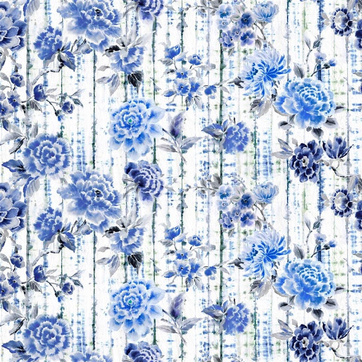 Kyoto Flower Indigo — Designers Guild tapet