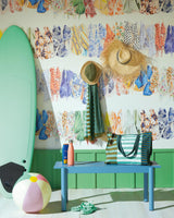 La Baignade room setting — Pierre Frey wallpaper