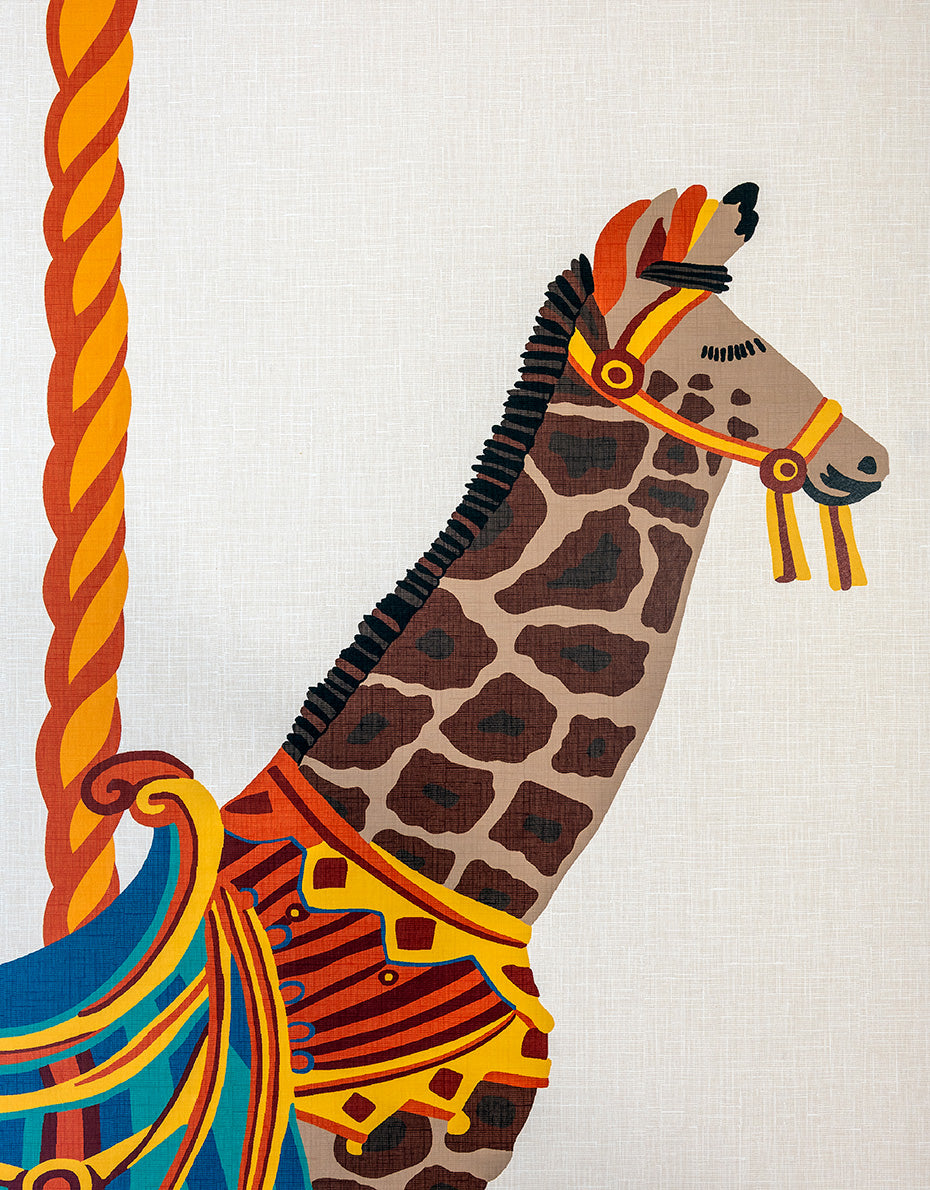 La Girafe du Carrousel sfeerbeeld — Pierre Frey behang