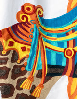 La Girafe du Carrousel room setting — Pierre Frey fabric