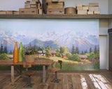 La Vallee du Mont Blanc miljöbild — Pierre Frey tapet