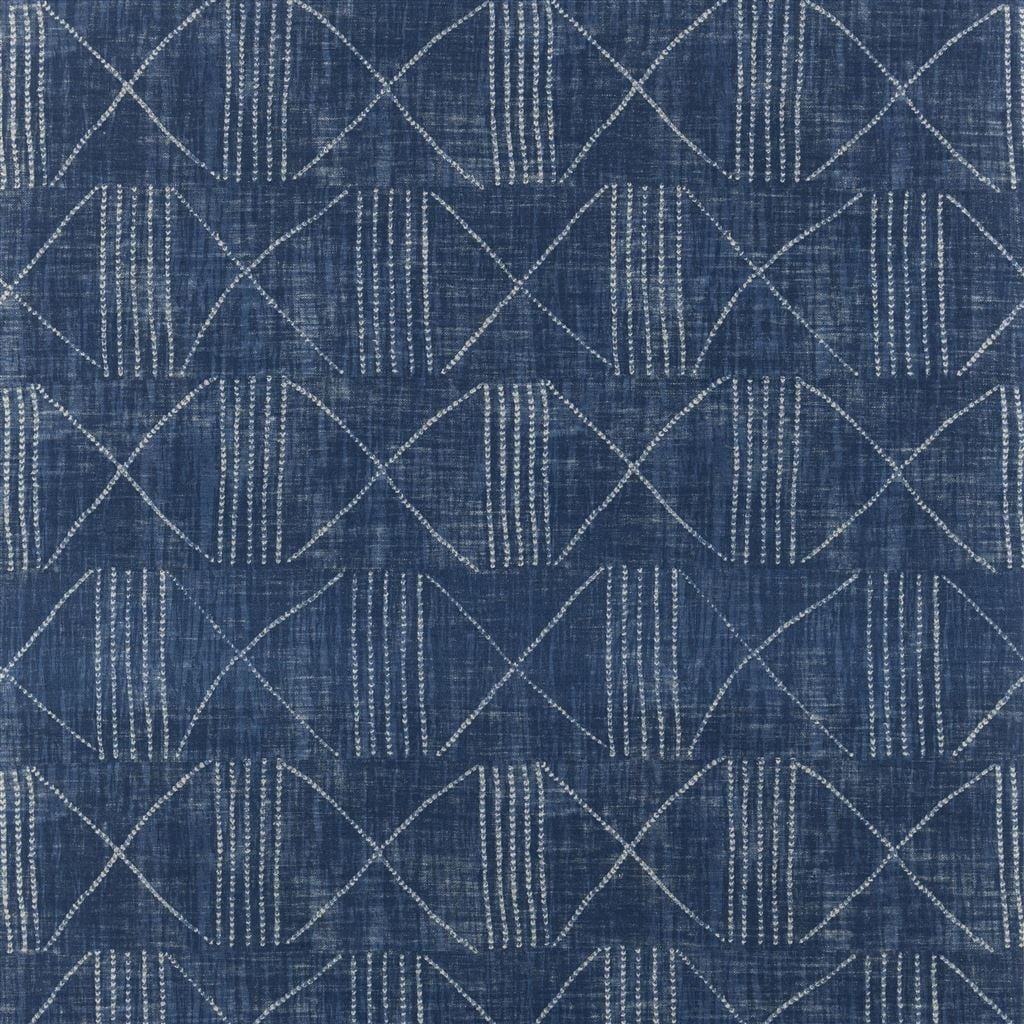 Lagos Indigo — Ralph Lauren Home tyg