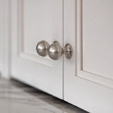 Latchford Skåpsknopp — miljöbild, Satin nickel - SNP