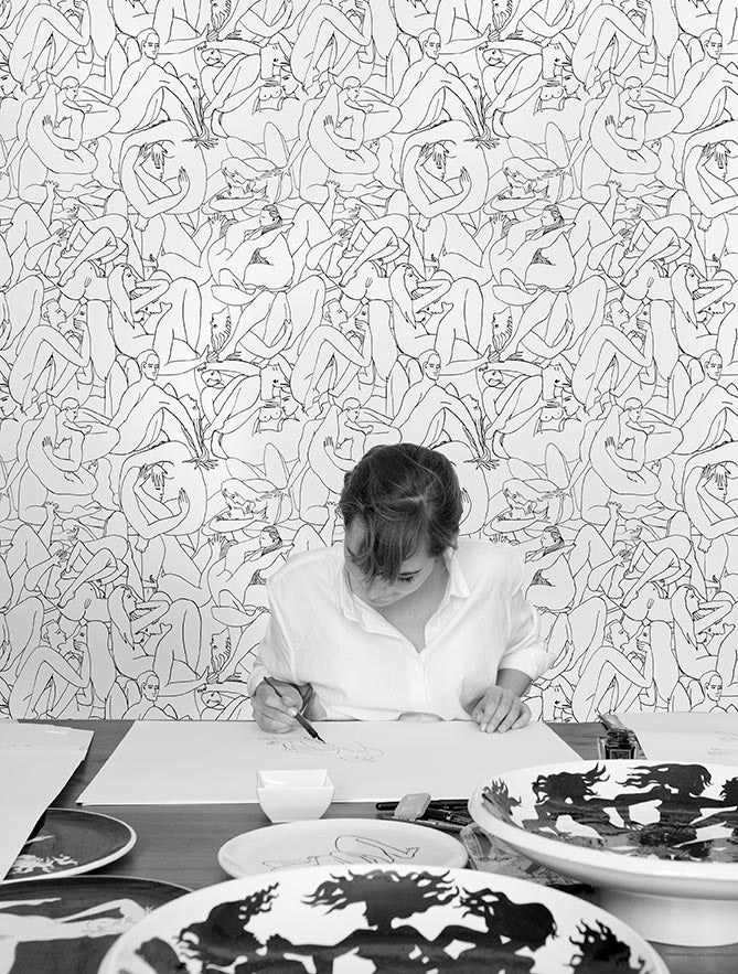 Le Couple sfeerbeeld — Pierre Frey stof