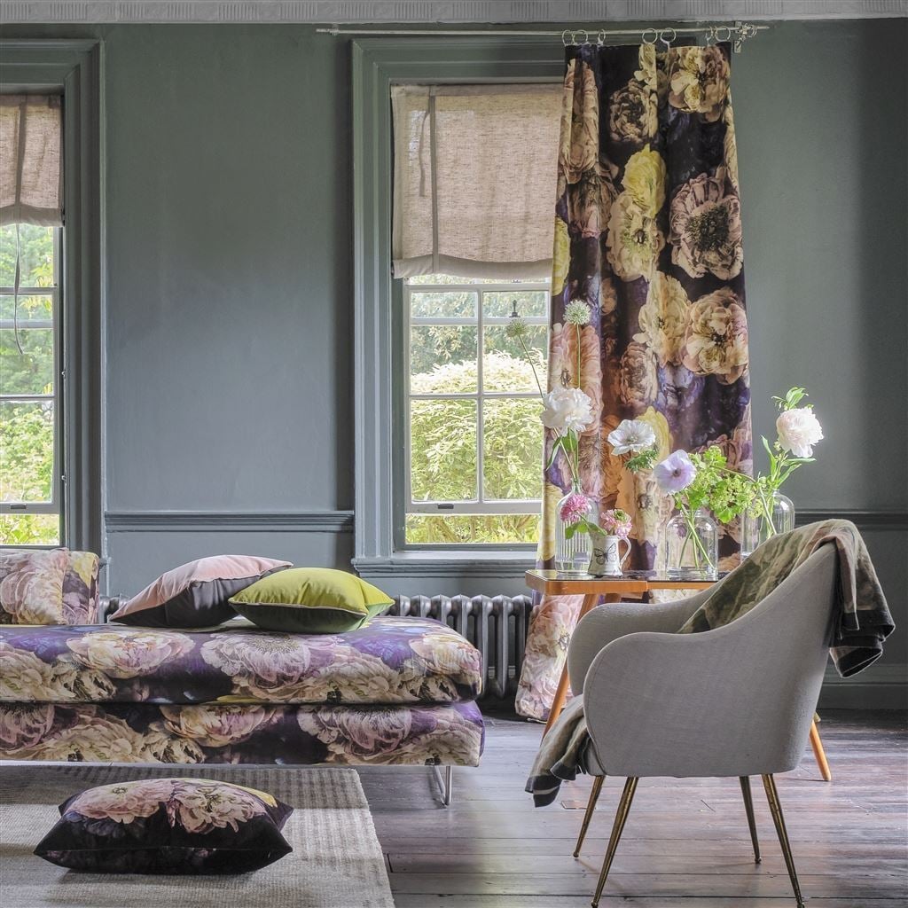 Le Poeme De Fleurs Tyg — Designers Guild i miljö