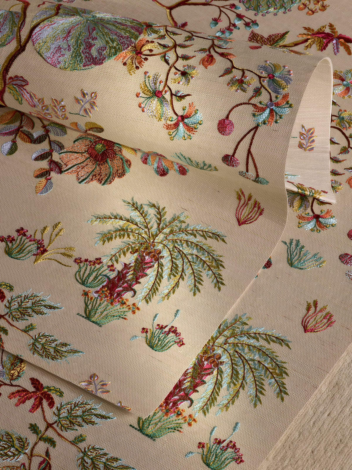 Le Verger Enchante room setting — Pierre Frey wallpaper