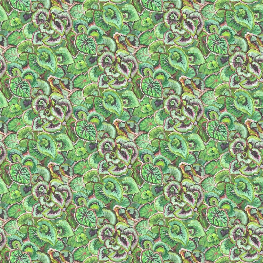 Leaf Glaze Emerald — Designers Guild tapet