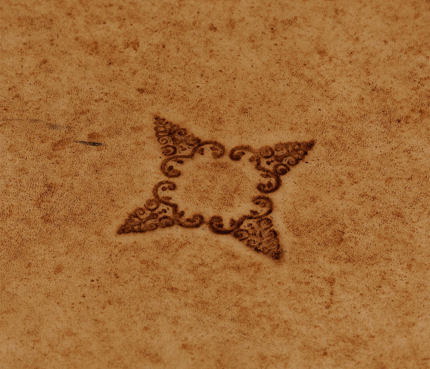 Sminkbord Monarch med läder Inset lådor