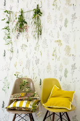 Les Graminees room setting — Pierre Frey wallpaper
