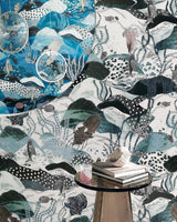 Les Maldives room setting — Pierre Frey wallpaper