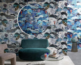 Les Maldives room setting — Pierre Frey wallpaper