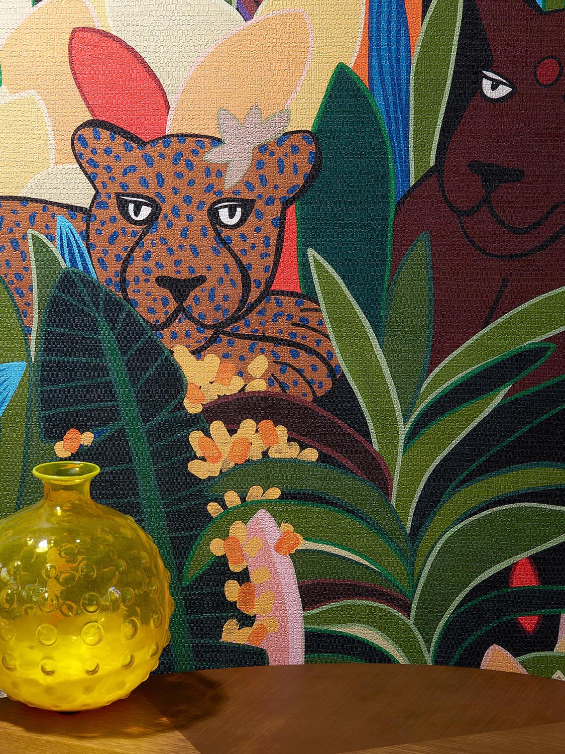 Les Rois de la Jungle sfeerbeeld — Pierre Frey behang
