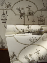 Les Singes Savants room setting — Pierre Frey wallpaper
