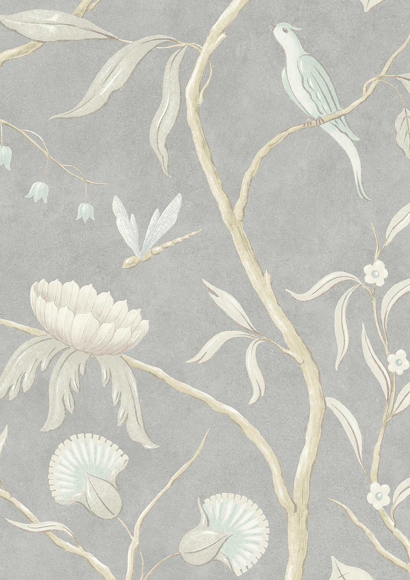 Adam's Eden Honey Dove – närbild — Lewis & Wood tapet