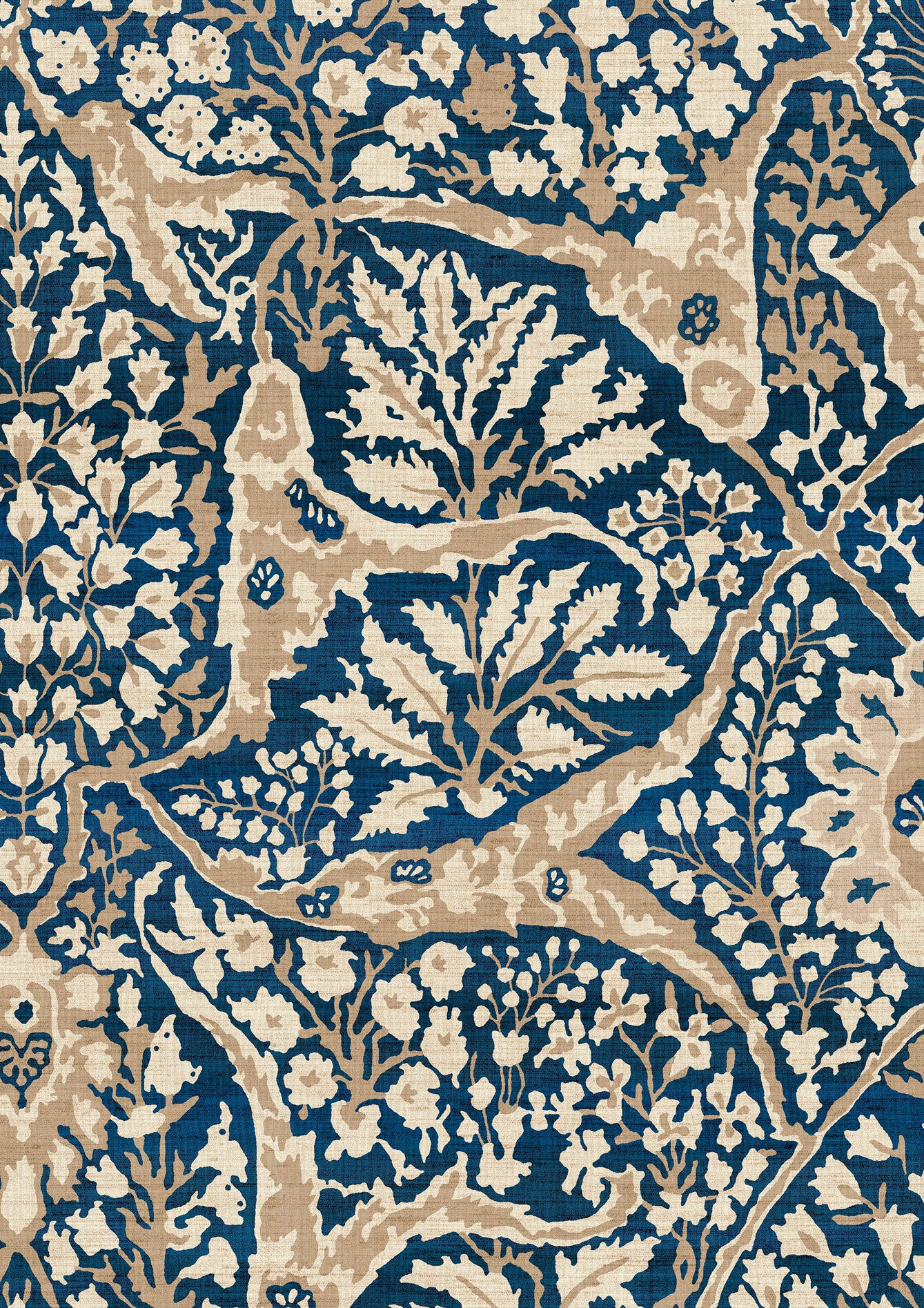 Alhambra 100 Marmara – närbild — Lewis & Wood tapet