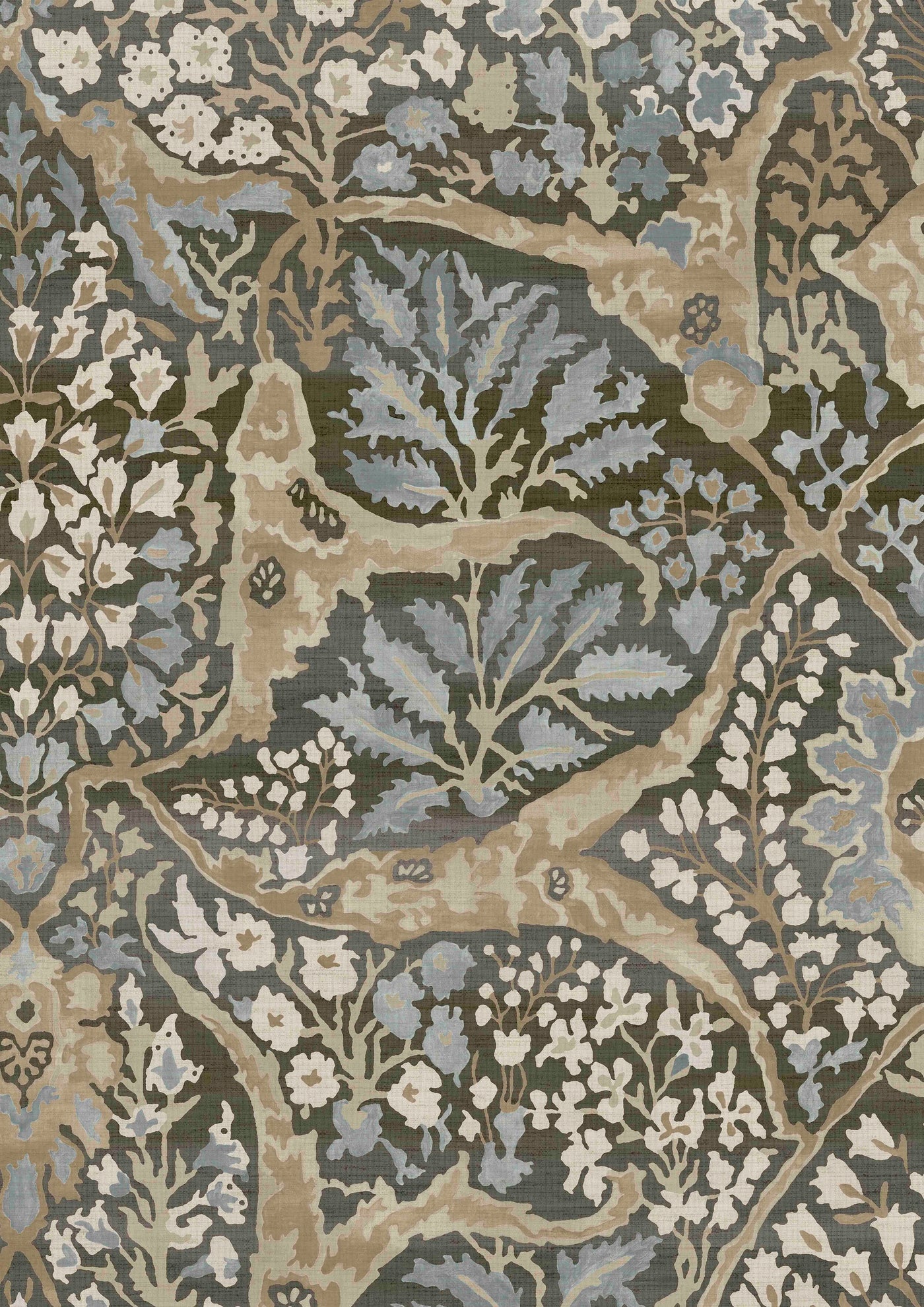 Alhambra 100 Persian – närbild — Lewis & Wood tapet