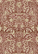 Alhambra Garnet – närbild — Lewis & Wood tyg