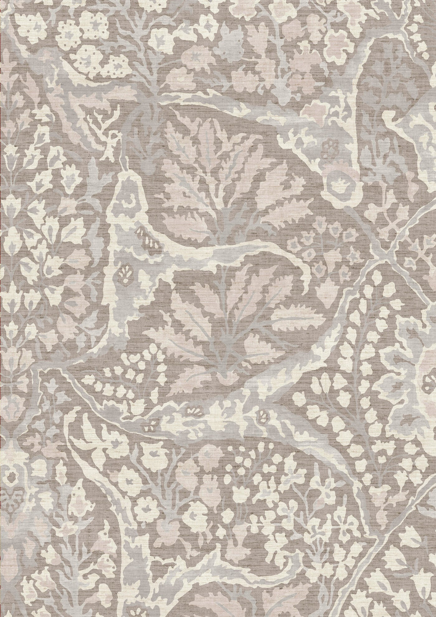 Alhambra LG 100 Sugar Almond – närbild — Lewis & Wood tyg