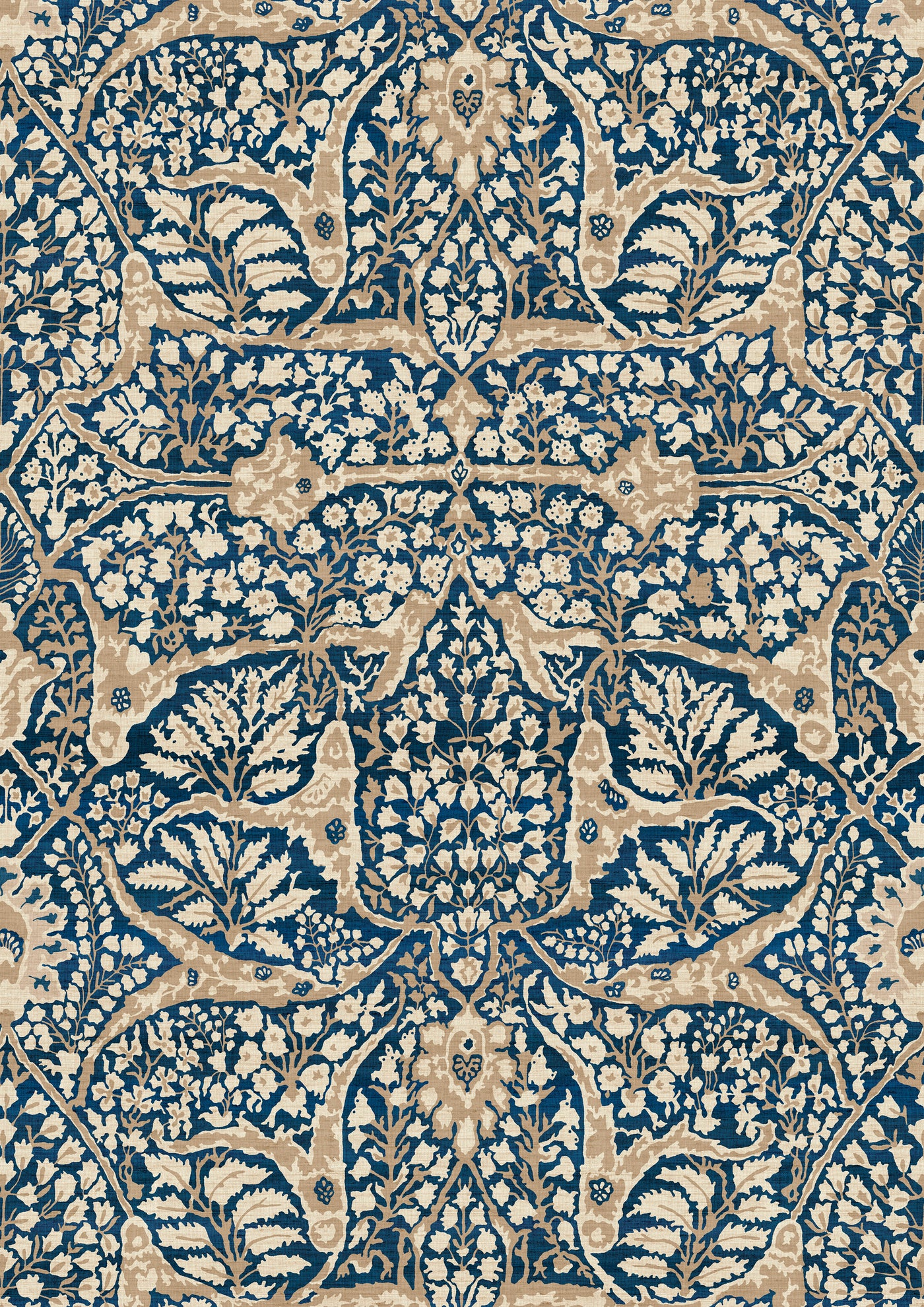 Alhambra Marmara – närbild — Lewis & Wood tyg