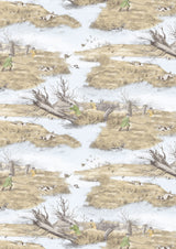 Alken Wildfowlers Alken Wildfowlers – närbild — Lewis & Wood tyg