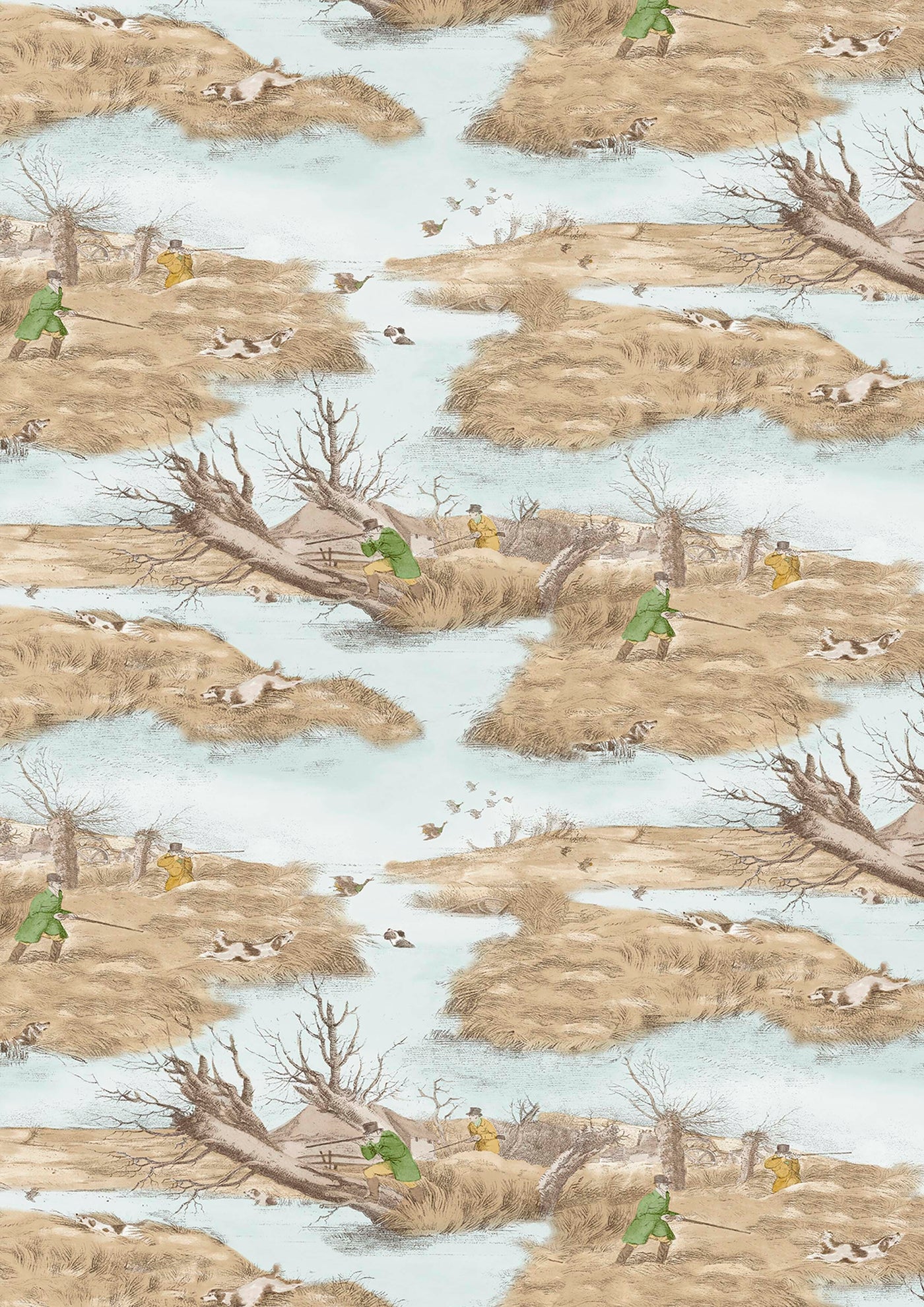 Alken Wildfowlers Alken Wildfowlers – närbild — Lewis & Wood tapet