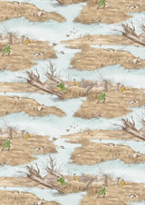 Alken Wildfowlers Alken Wildfowlers – närbild — Lewis & Wood tapet