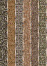 Asha Stripe Cedar Smoke – närbild — Lewis & Wood tyg