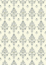 Athena Blue Myrtle – hel bredd — Lewis & Wood tyg