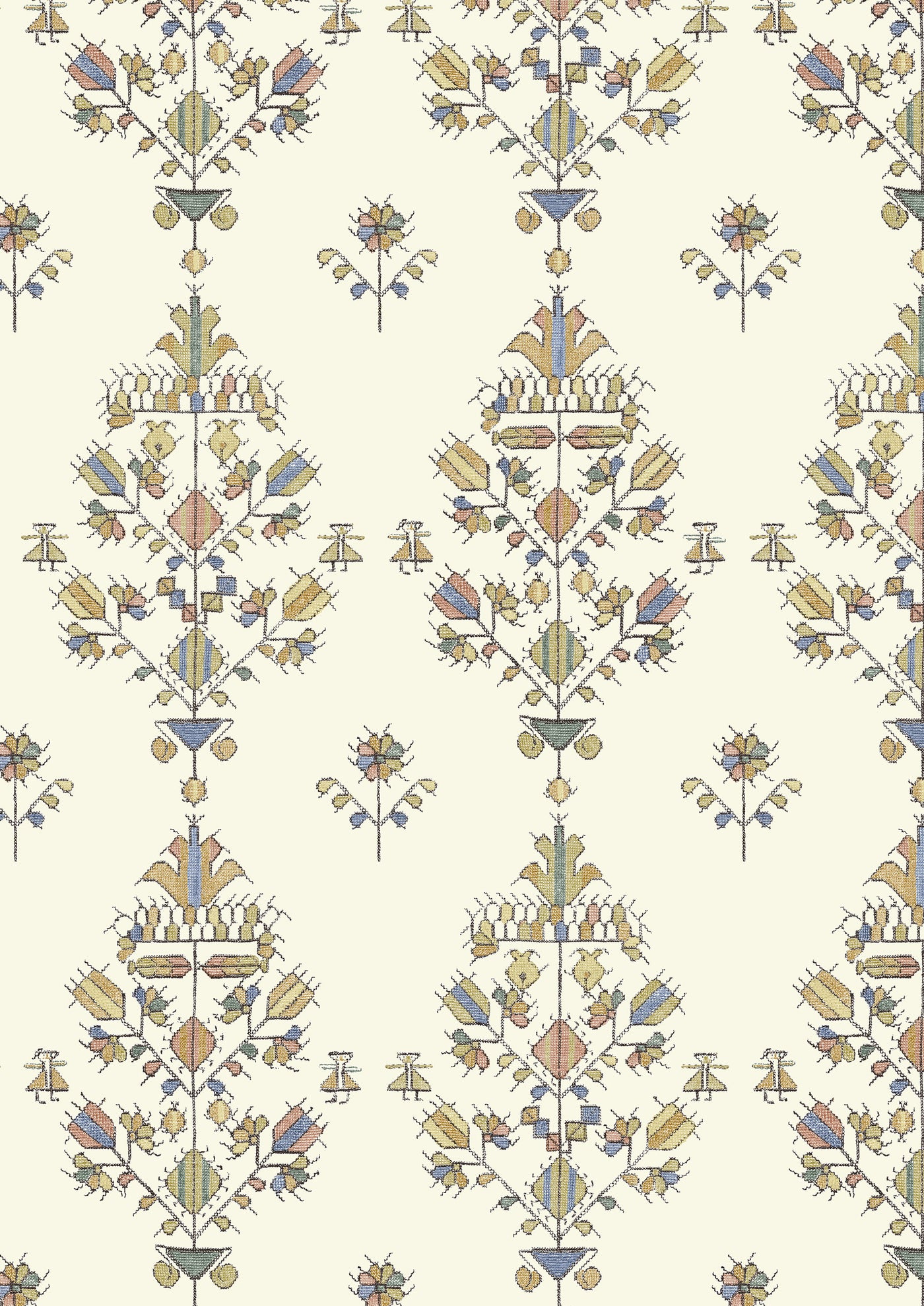 Athena Greek Gold – närbild — Lewis & Wood tyg