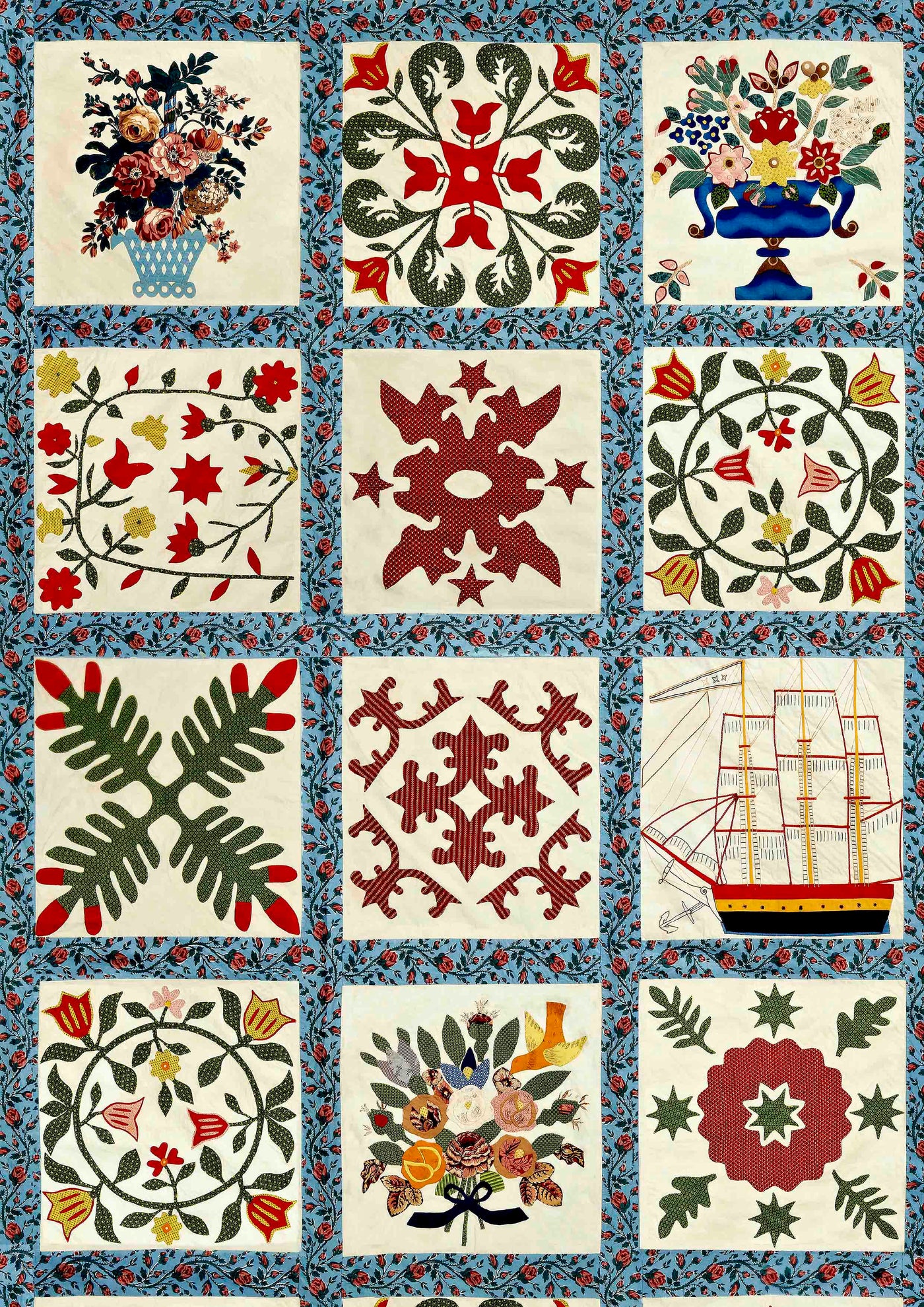 Baltimore Document – närbild — Lewis & Wood tyg