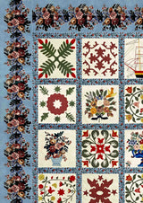 Baltimore Quilt Document – närbild — Lewis & Wood tyg