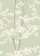 Beech Jade – närbild — Lewis & Wood tyg