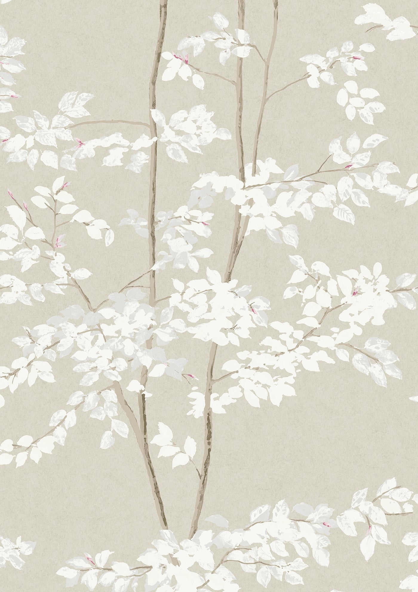 Beech Linen – närbild — Lewis & Wood tapet