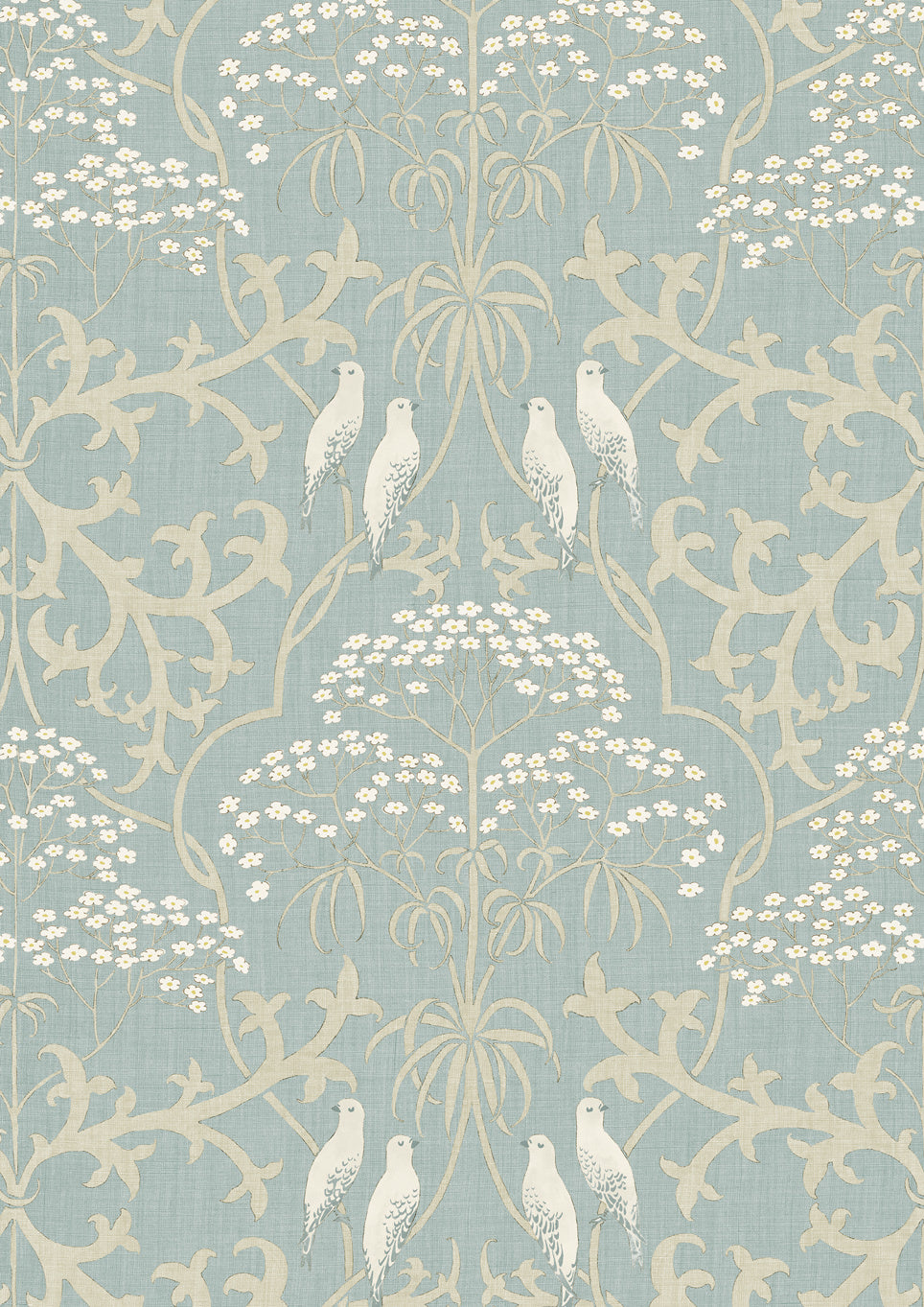 Bella Camomile – närbild — Lewis & Wood tapet