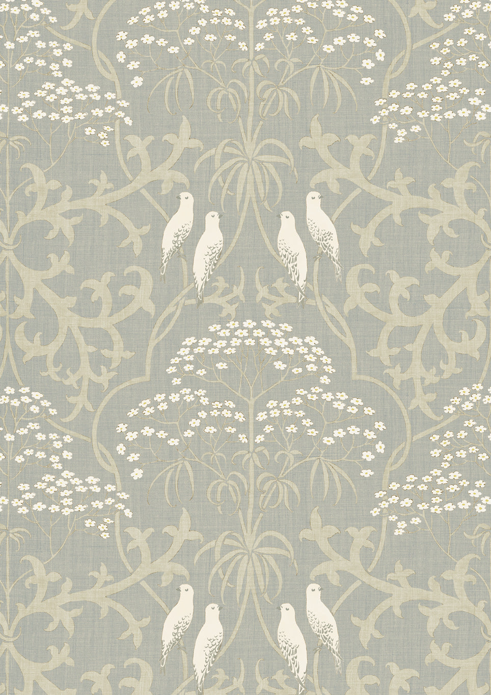 Bella Earl Grey – närbild — Lewis & Wood tapet