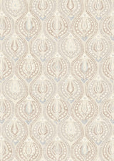 Benaki Blue Mink – hel bredd — Lewis & Wood tapet