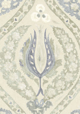 Benaki Tapetprov Green Slate