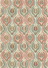 Benaki Mulberry Blue – hel bredd — Lewis & Wood tyg