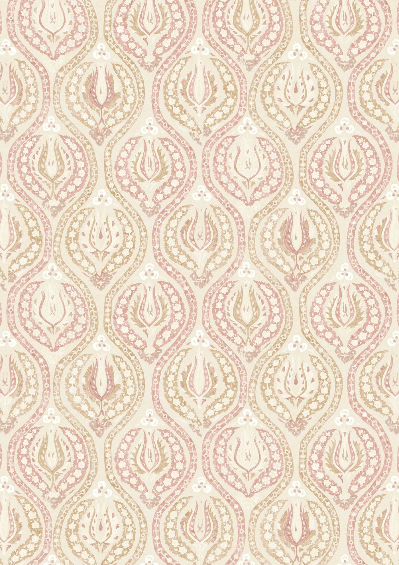 Benaki Pink Cocoa – hel bredd — Lewis & Wood tapet