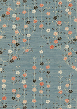 Blossom Coral Sea – närbild — Lewis & Wood tyg