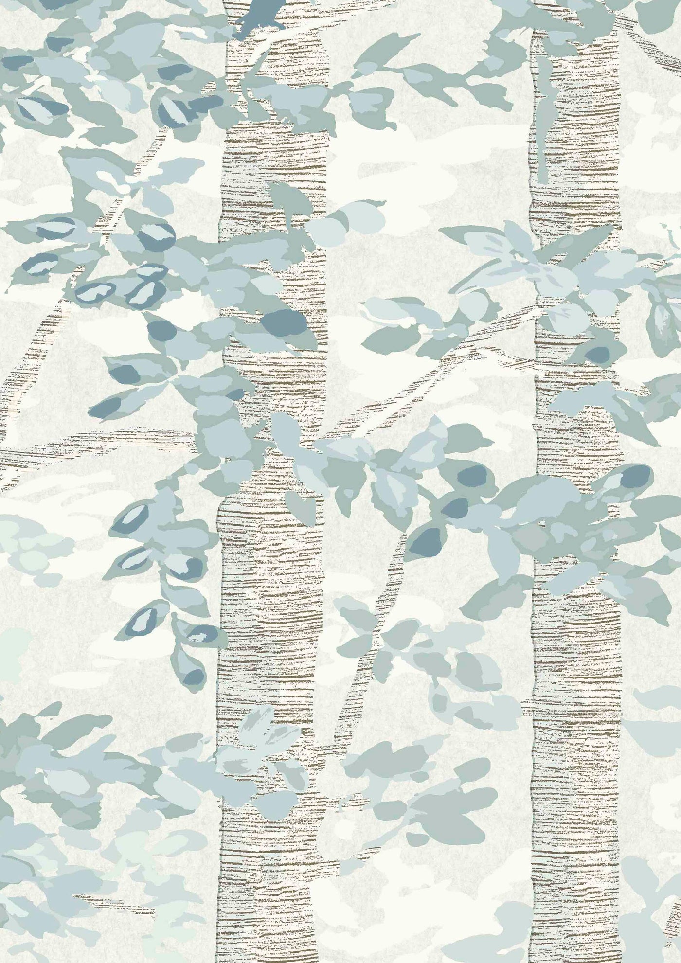 Bosky Blue Yonder — Lewis & Wood tapet