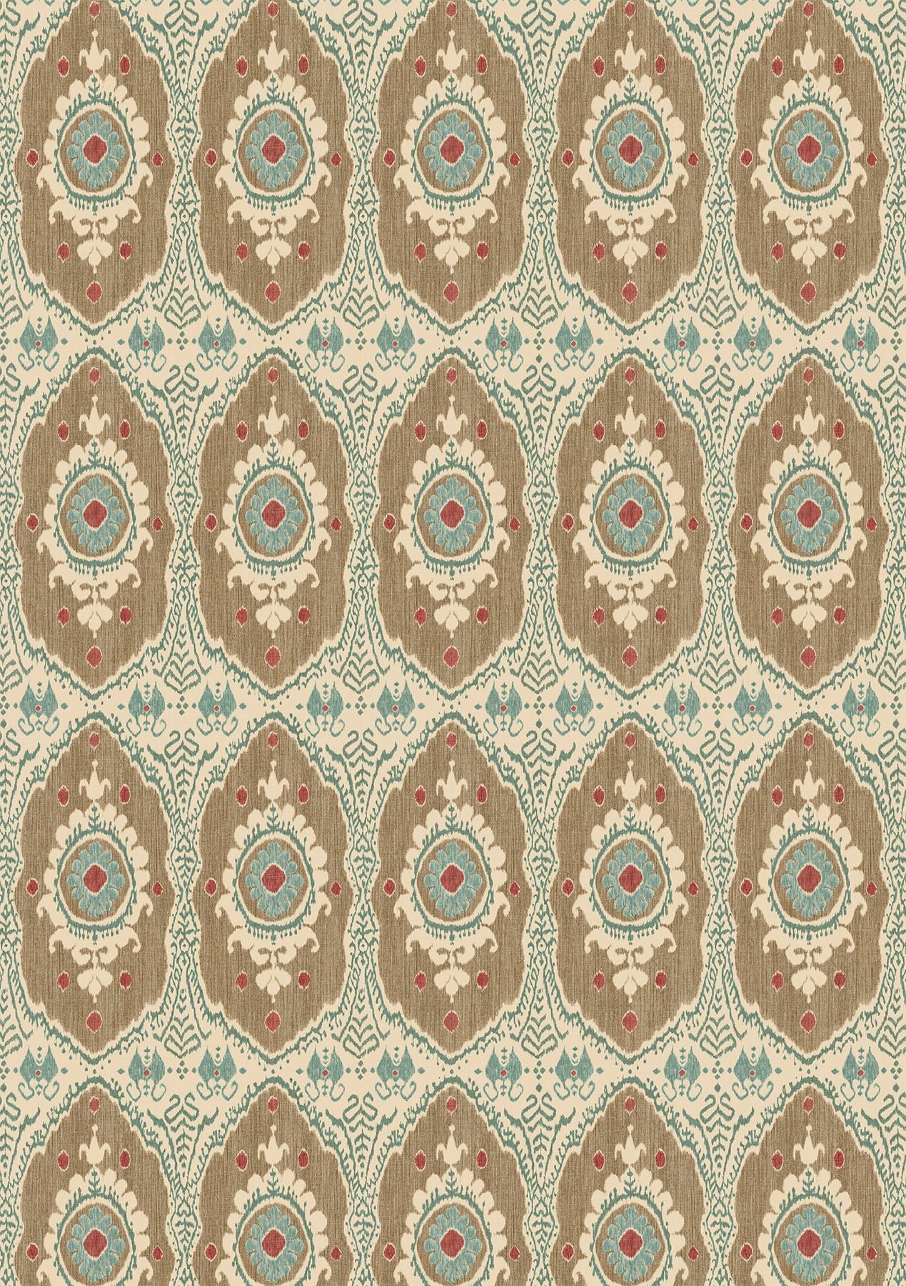 Bukhara Blue Cedar – hel bredd — Lewis & Wood tyg